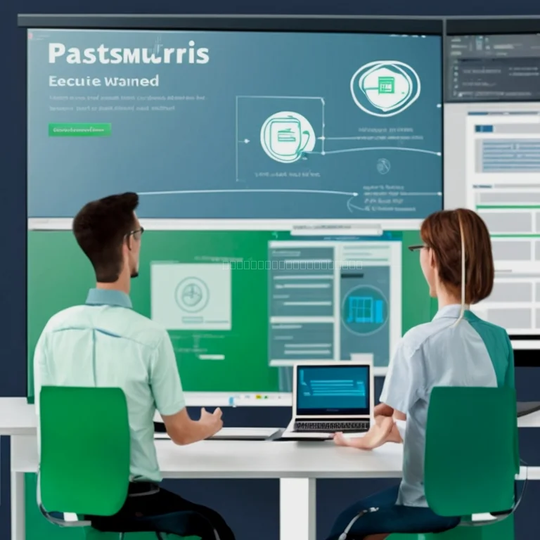 講師が指導するITセキュリティ研修の様子